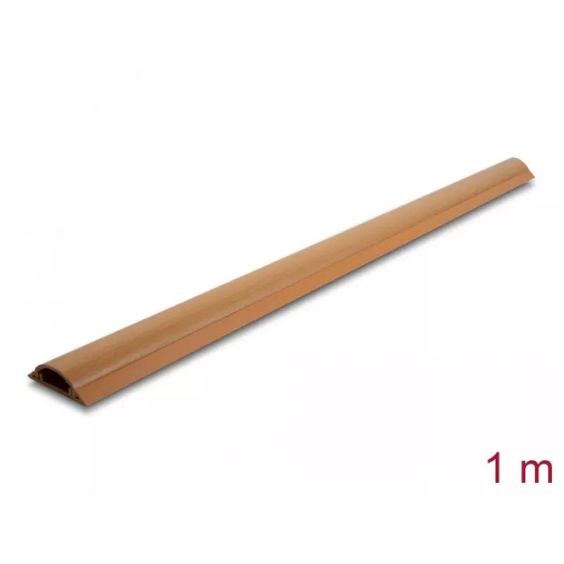 Cable duct DeLOCK 20731 self-adhesive 50 x 13 mm wood look