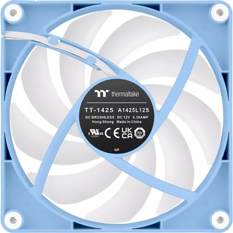 PC Cooling Fan THERMALTAKE CT140 Reverse ARGB Sync 140mm Hydrangea Blue Pack of 2