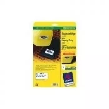 Avery J4773 - Polyester Labels - White - 33,9 x 63,5 mm - 240 pc(s). (10 Sheets x 24) (J4773-10)