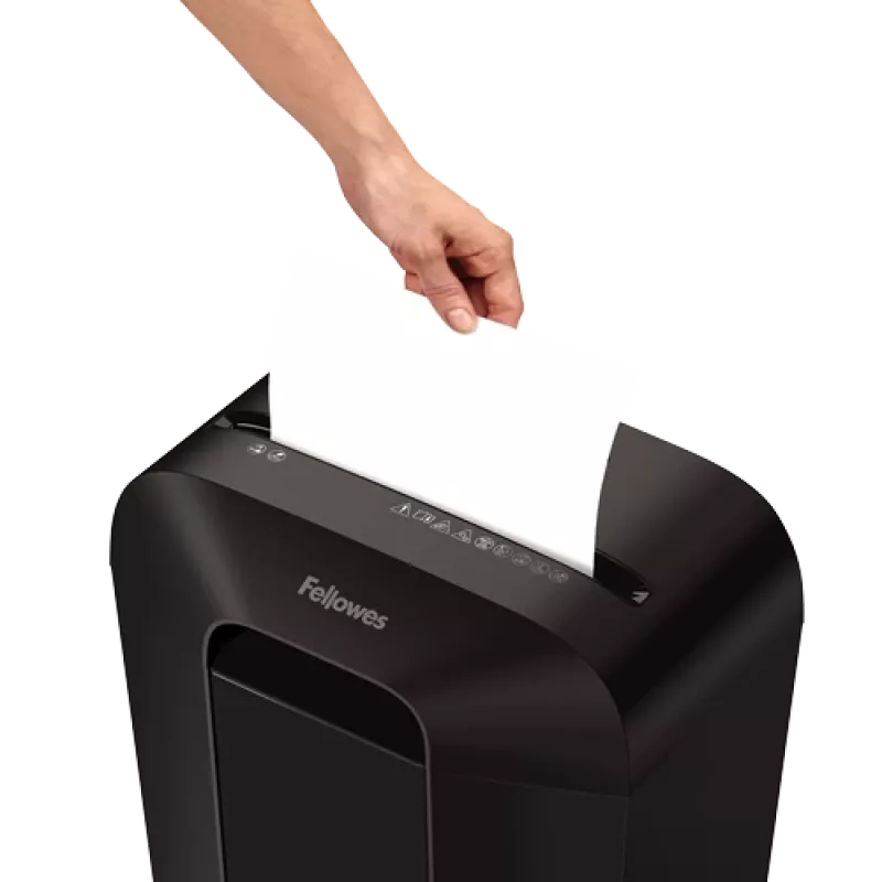 Fellowes Powershred LX41 paper shredder Particle-cut shredding Black