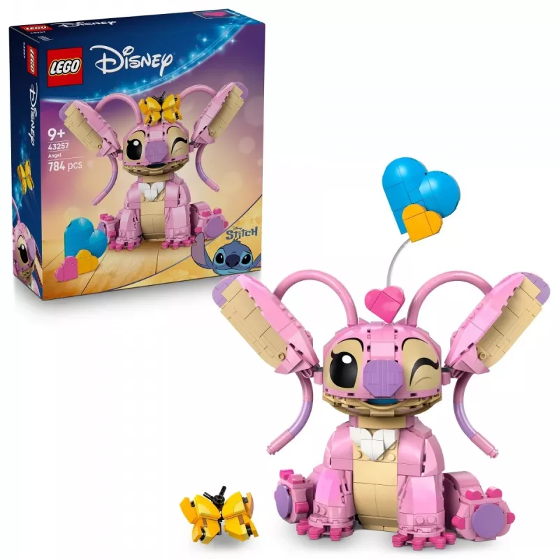 LEGO Disney collectible mini build Andzia Angel 43257 — 784 pieces, 250 mm height, for ages 9+
