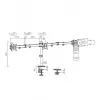 Monitor mount SBOX LCD-352/3-2 for 13–27 inch screens, 3 arms, max 9 kg per arm, VESA 100x100