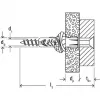 Round Dowels Fischer UX 100 pcs