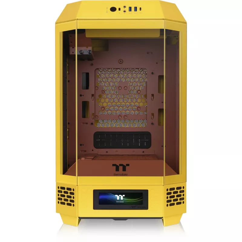 Mini Tower Chassis THERMALTAKE The Tower 250 Butter Caramel — microATX/Mini-ITX, ATX support, compact case