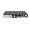 Switch Extralink VIRTUS V3 Unmanaged L2 16x Fast Ethernet (10/100) PoE 1U Black