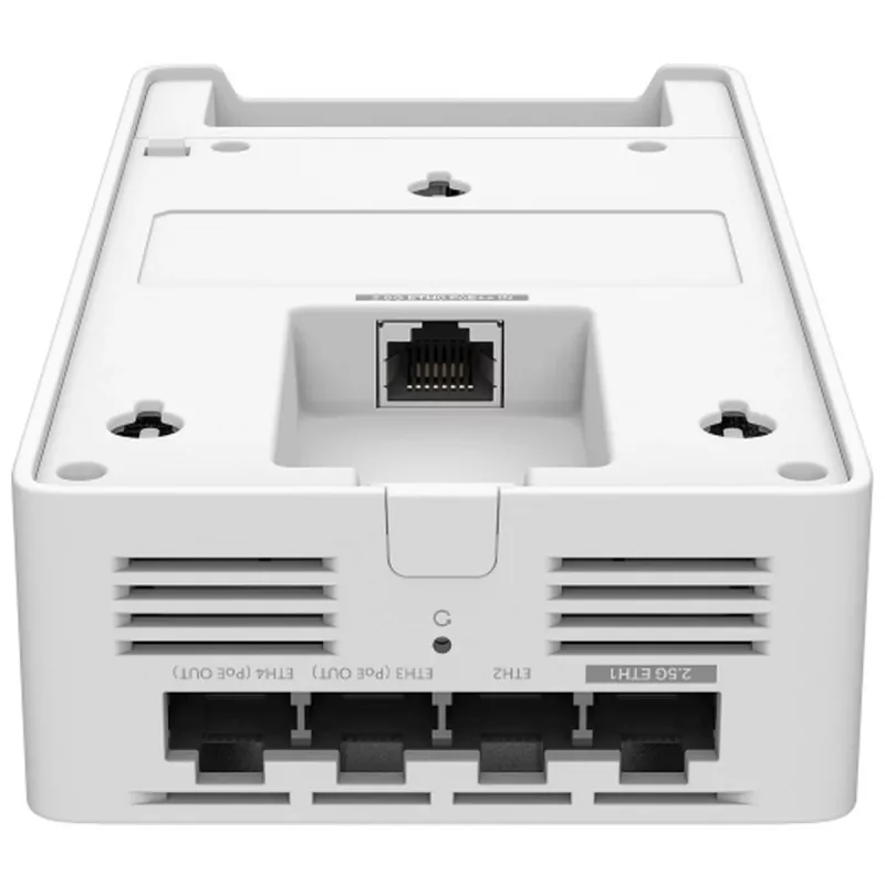 Wireless access point TP-LINK EAP775-Wall 9300 Mbit/s, tri-band 2.4/5/6 GHz, 5x RJ-45, PoE, white