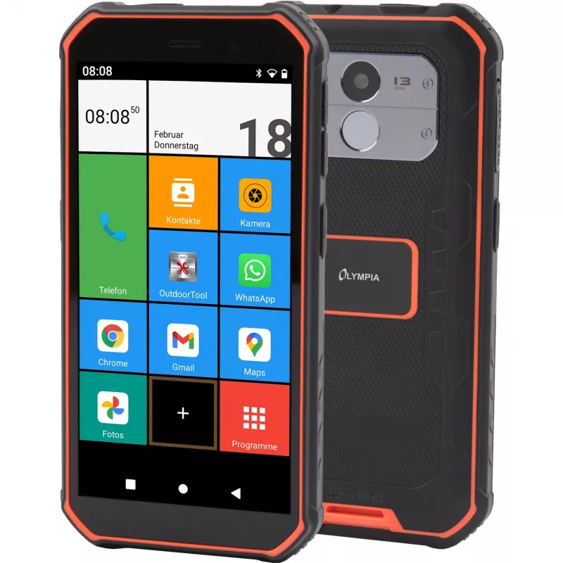 Smartphone Olympia TREK 5.5 inch 3 GB 32 GB Black Orange