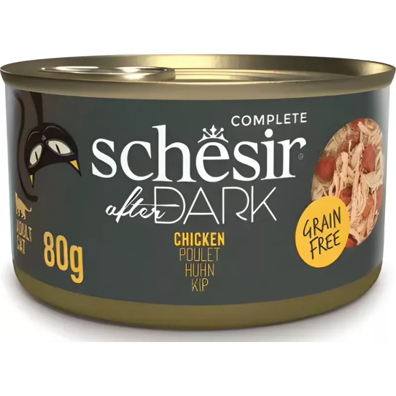 Wet cat food Agras Pet Foods Schesir 80 g — Chicken, Grain Free, Adult, Any Breed