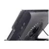 Laptop cooling pad Gembird NBS-1F17T-01, for up to 17 inch, 1×15 cm fan, USB 2.0, 370×265×33 mm, 350 mA, black