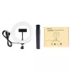 Tripod Mount Puluz with 20cm LED Ring Vlogging PKT3073B