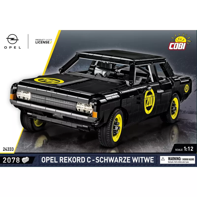 Building set Cobi Opel Rekord C, plastic model car, 2078 pieces, age 10+