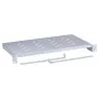 Rack shelf LANBERG AK-1004-S — 1U 19 inch grey, 483 mm width, 300 mm depth, 25 kg capacity