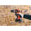 Cordless Impact Drill Driver BCKSB02, 18Volt (orange/black, Lithium-Ion Battery 1,5Ah, Storage Box, 62-piece Accessory-Set)