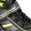 Nils Extreme NH18191 2IN1 Inline Skates BLACK/LIME SIZE. M (34-38) With Interchangeable Hockey Skates