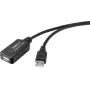 Renkforce RF-4535084 USB Cable 10 m USB 2.0 USB A Black (RF-4535084)