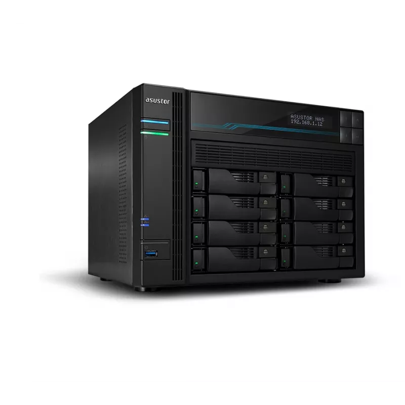 Asustor AS6508T NAS Tower Intel Atom® C3538 8 GB DDR4 0 TB ADM Black