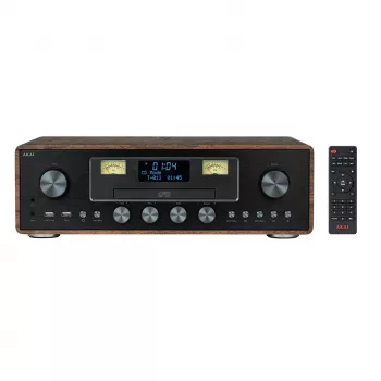 Micro hi-fi system AKAI AM-100 RHAPSODY — compact audio mini system with integrated amplifier and CD/USB playback