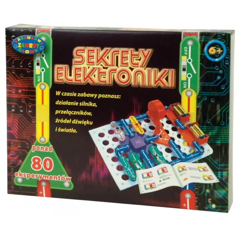 Educational electronics science kit Dromader Sekrety Elektroniki — 80 experiments