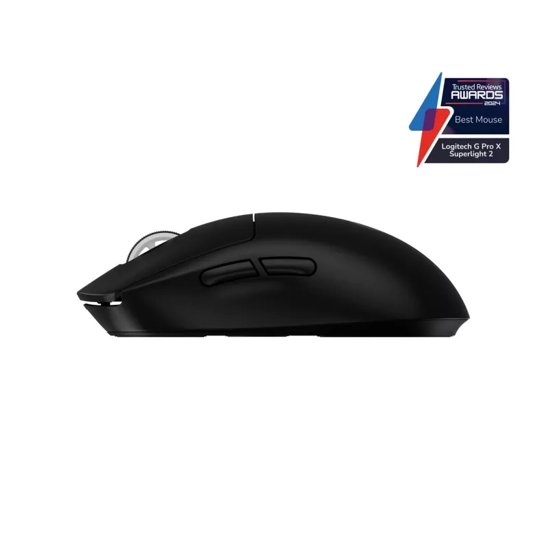 Logitech G PRO X SUPERLIGHT 2 - Maus - Gaming - optisch - 5 Tasten - kabellos - 2,4 GHz - USB Logitech LIGHTSPEED Empfänger - Schwarz (910-006631)