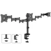 Monitor desk mount MACLEAN MC-691 for 3 monitors — adjustable height and tilt