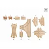 BRIO 33307 railway track set – 11 wooden pieces for expansion