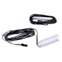 Shelf-mounted LED light cama meble Cama rectangular 2LED surface-mounted black cool white
