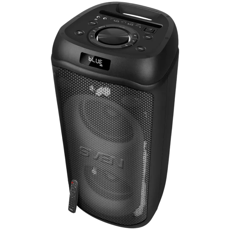 Speaker SVEN PS-1050, black (200W, TWS, Bluetooth, FM, USB, microSD, LED-display, 7200mAh)