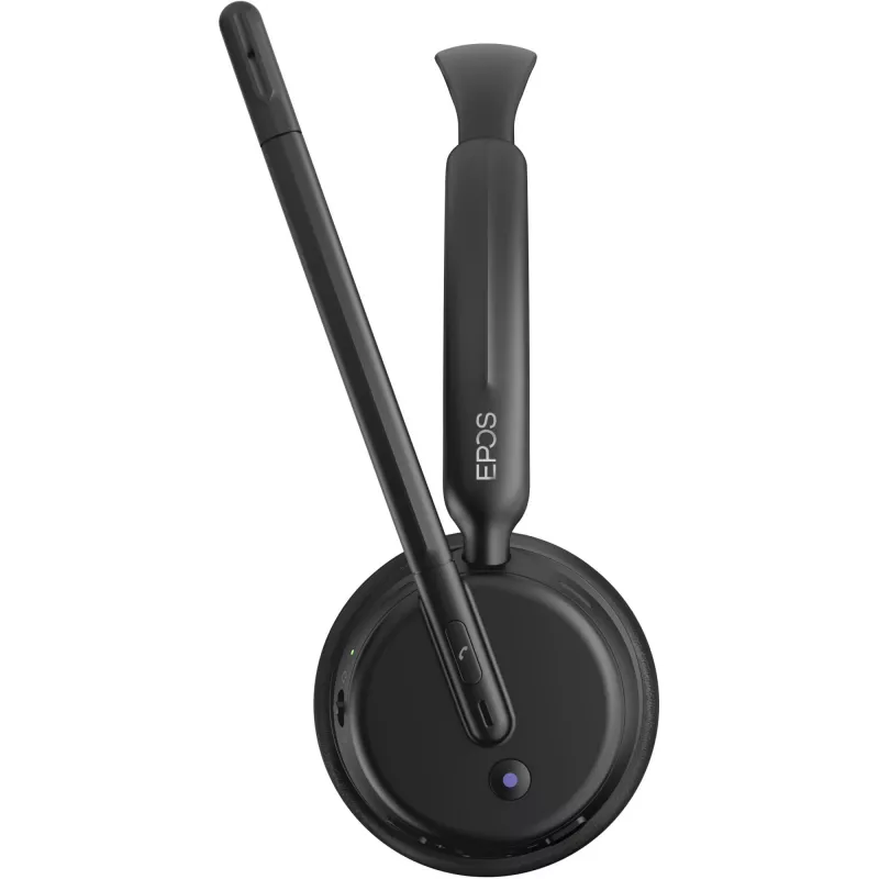 Epos Impact 500, Binaurales (beidseitiges)-Headset, Bluetooth ANC, MS Teams zertifiziert, incl. USB-C Dongle mit USB-A-Adapter