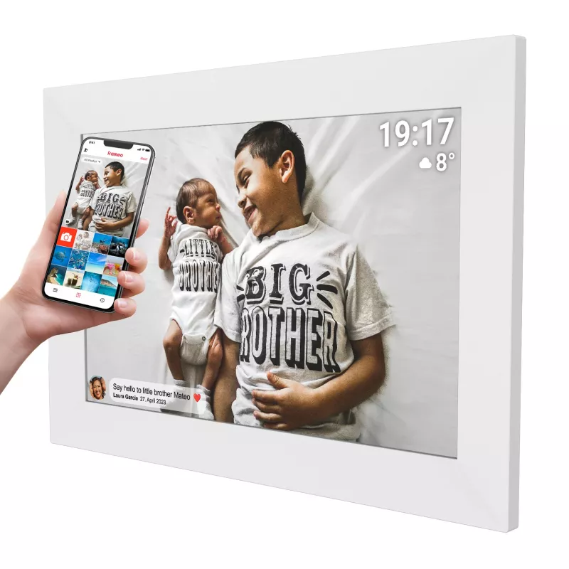 Digital photo frame DENVER PFF-1026 10.1 inch Wi‑Fi, 10.1 inch touchscreen display