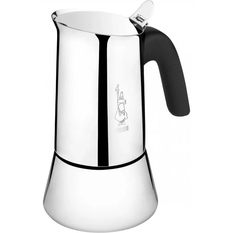 Moka pot Bialetti Venus 0.2 L stainless steel, induction-safe, 4 cups