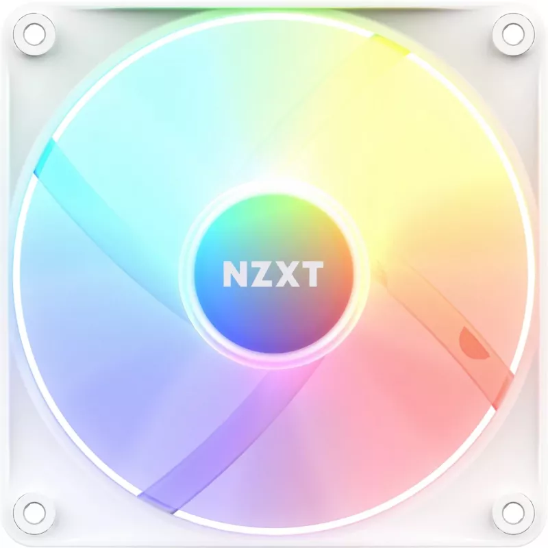 NZXT F120 RGB Core 120mm ARGB Case Fan - White