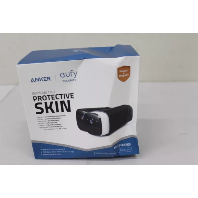 Silicone Skins Set Anker Eufy 2 Black for EufyCam EufyCam 2