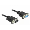Serial Cable DeLOCK 86598 Black 5m RS-232 Sub-D9