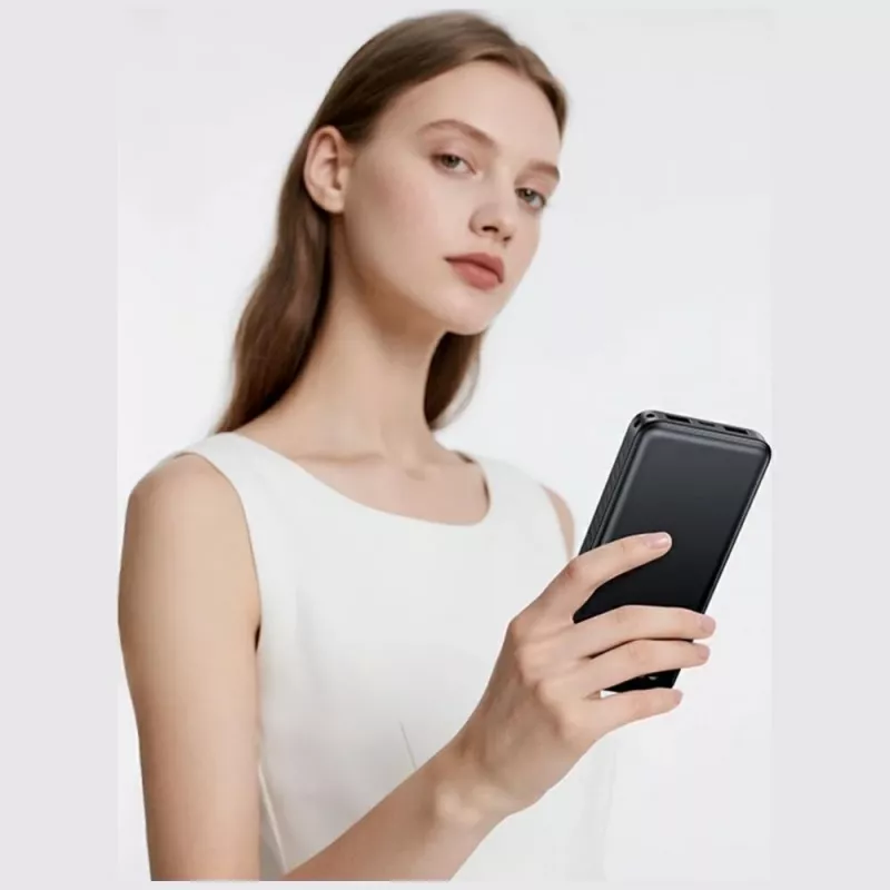 Power bank usams PB83 10000mAh PD 2×USB-A USB-C white