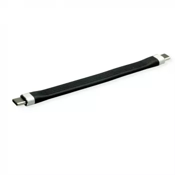 ROLINE 11.02.9054 USB Cable 0,11 m USB 3.2 Gen 2 (3.1 Gen 2) USB C Black (11.02.9054)