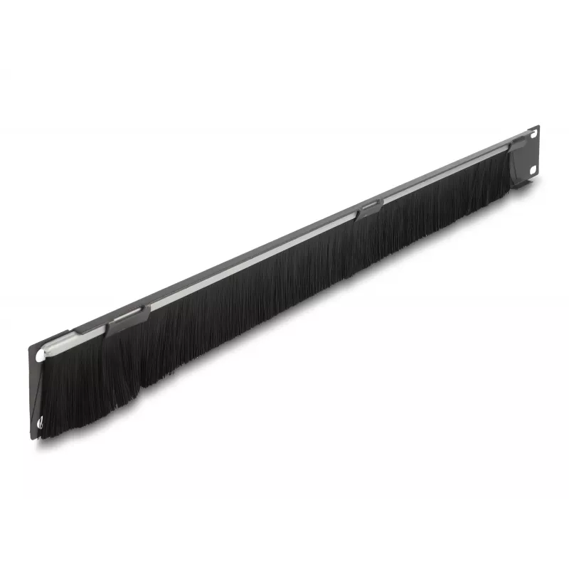 Brush panel DeLOCK 66750 Grey Metal Nylon 19 inch