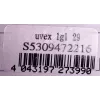 Safety glasses UVEX LGL 29 — model 53/0/947/2216/UNI, black frame
