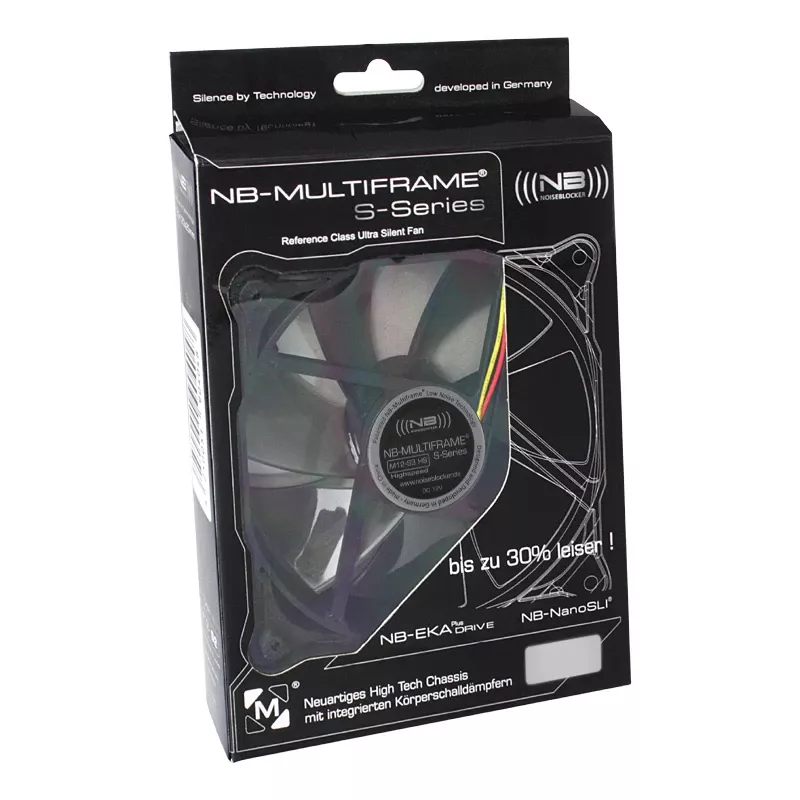Noiseblocker Multiframe S-Series M12-3 Case Fan, 120 mm