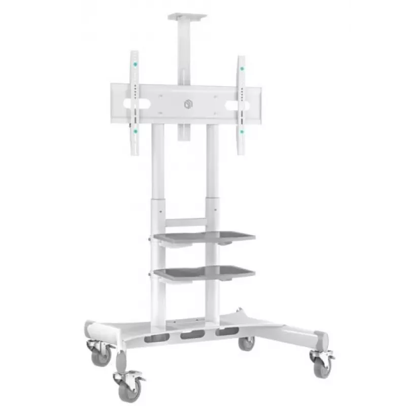 TV Stand ONKRON TS1881-W for 50–86 inch TVs, White, freestanding universal support