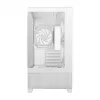 PC Midi Tower case DeepCool CG380 3F WH — White, 235×437×451 mm, supports 2.5 inch/3.5 inch, bottom PSU, 3x 120 mm fans installed