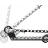 Razor Model A Kick Scooter — Lightweight Foldable Aluminium Scooter for Teens & Adults, Adjustable Handlebar, 65 kg Max Load, Silver