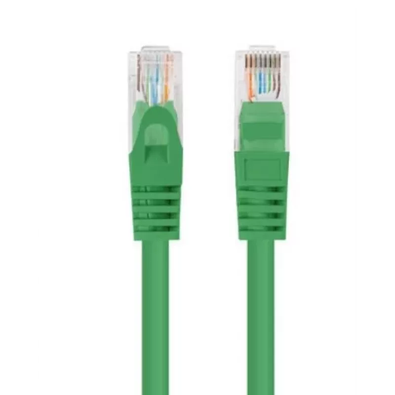 PATCHCORD Cat.5E UTP 1.5M Green FLUKE PASSED LANBERG 10-PACK