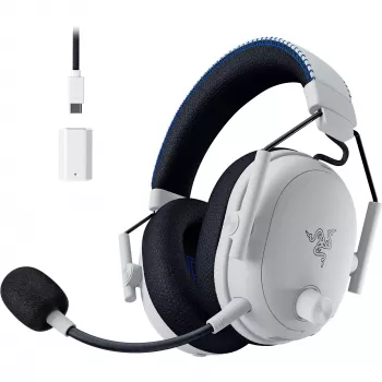 Headset Razer BlackShark V3 Pro Wired Wireless Bluetooth White