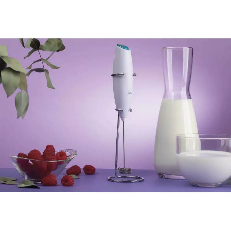 Automatic Milk Frother JATA JEES1111 Blue White Battery Operated