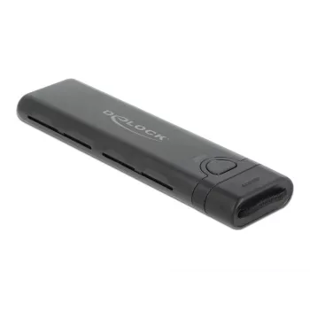 SSD enclosure DeLOCK 42635 Black M.2