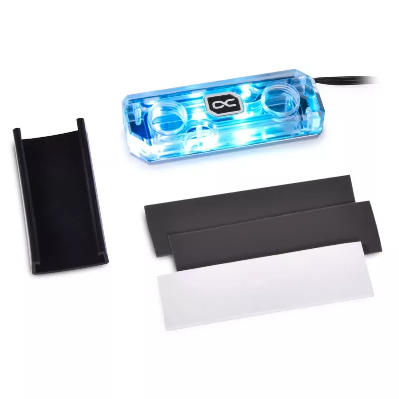 Alphacool HDX Apex M.2 2280 SSD Water Cooler, Acrylic aRGB
