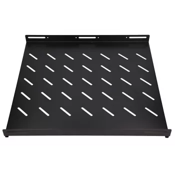 Extralink EX.8635 Fixed Rack Shelf 1U 19 inch 500 mm Deep for 800 mm Cabinets, Black