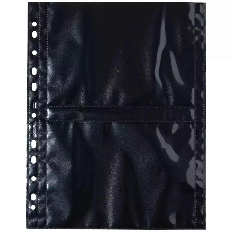 Photo pockets HERMA Fotophan 13x18 cm landscape black 10 pcs
