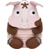 Backpack Affenzahn Big Friend Tonie Pig pink/brown — children's daypack, small size