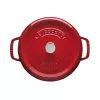 Single pan Staub Cocotte 24 cm Cherry